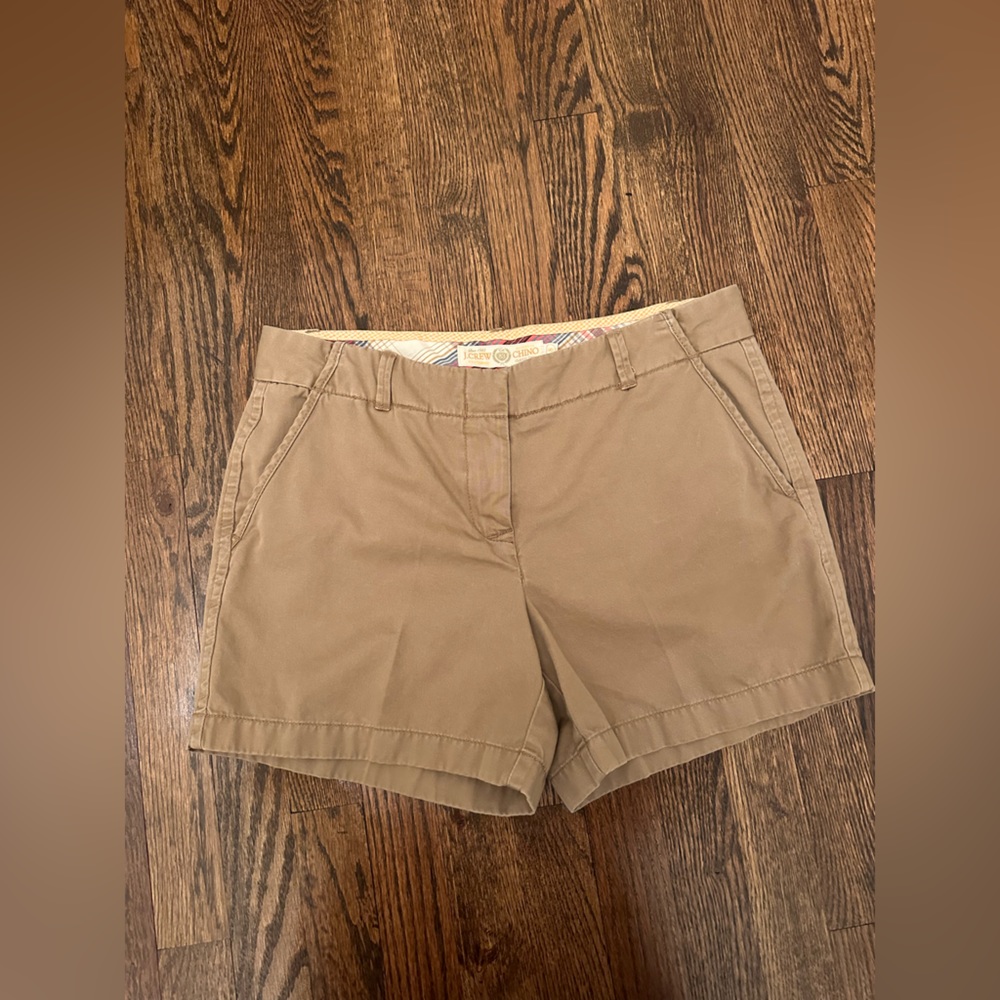 J. Crew beige khaki shorts size 8